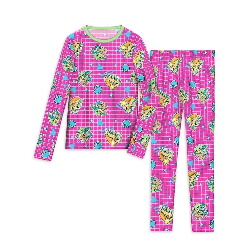 Star Wars Baby Yoda Girls Thermal Set, Size S